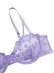 Lilosy Sexy Cute Underwire Push Up Strappy Heart