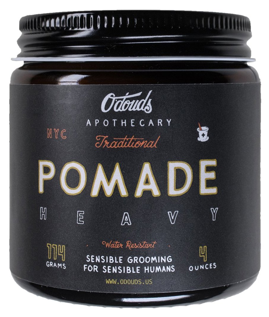 O'Douds Apothecary Traditional Pomade, Heavy, 4oz