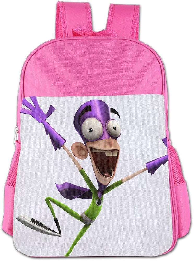 Fanboy And Chum Chum Fanboy Children School Backpack Pink