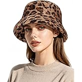 Century Star Fuzzy Bucket Hat for Women Winter Warm Furry Fur Fluffy Fisherman Cap Men Faux Fur Soft Cute Bucket Hat