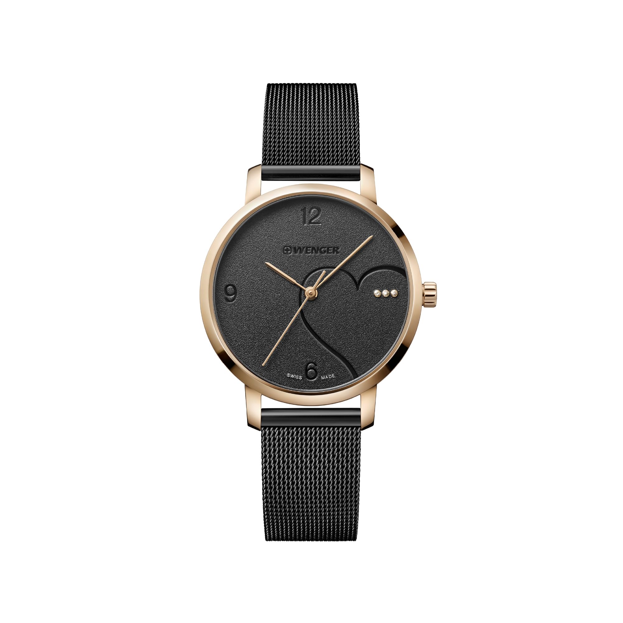 Wenger Men's Urban Metropolitan Chronograph - Swiss Made Analogue Quartz Stainless Steel Brown Leather Strap Watch 01.1743.113