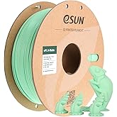 eSUN Matte PLA Filament 1.75mm Mint Green, 3D Printing PLA Filament 1.75mm Dimensional Accuracy +/- 0.03mm, 1kg Carboard Spool (2.2lbs) for Most FDM 3D Printers