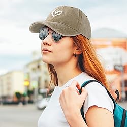 Vintage Washed Baseball Cap Women - Adjustable