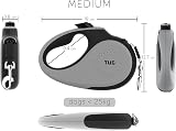 TUG 360° Tangle-Free Retractable Dog Lead Medium 5 m 25 kg Grey view 2