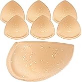 Nimiah Waterproof Bathing Suit Inserts - Swimsuit Push up Bra Pads 3 Pairs Removable Bikini Padding for Women
