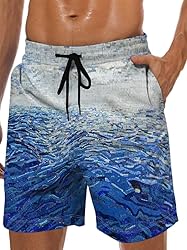 Men's Swim Trunks Quick Dry Hawaiian Board Shorts