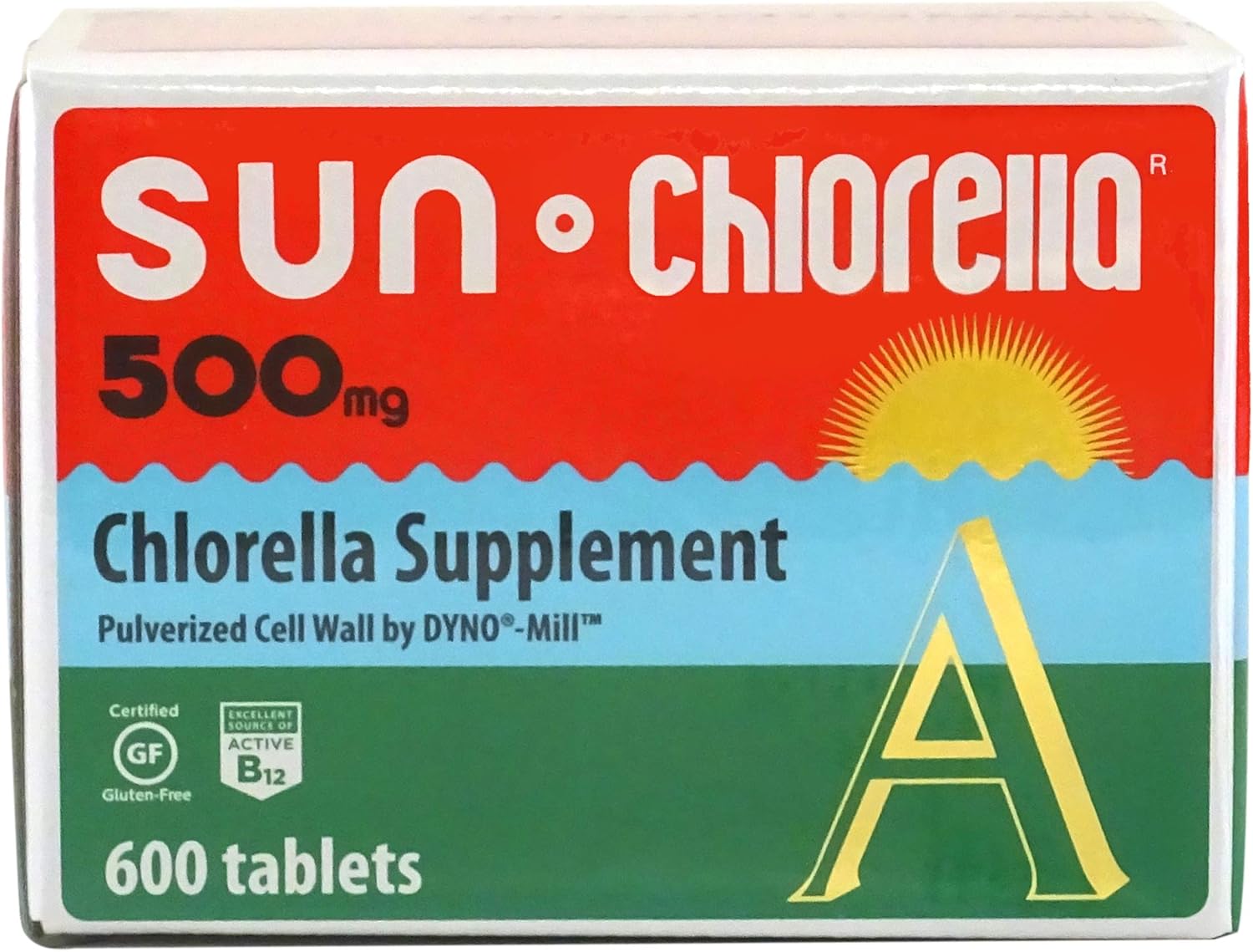Sun Chlorella A Tablets 500 mg 600 Tablets Amazon.ca Health