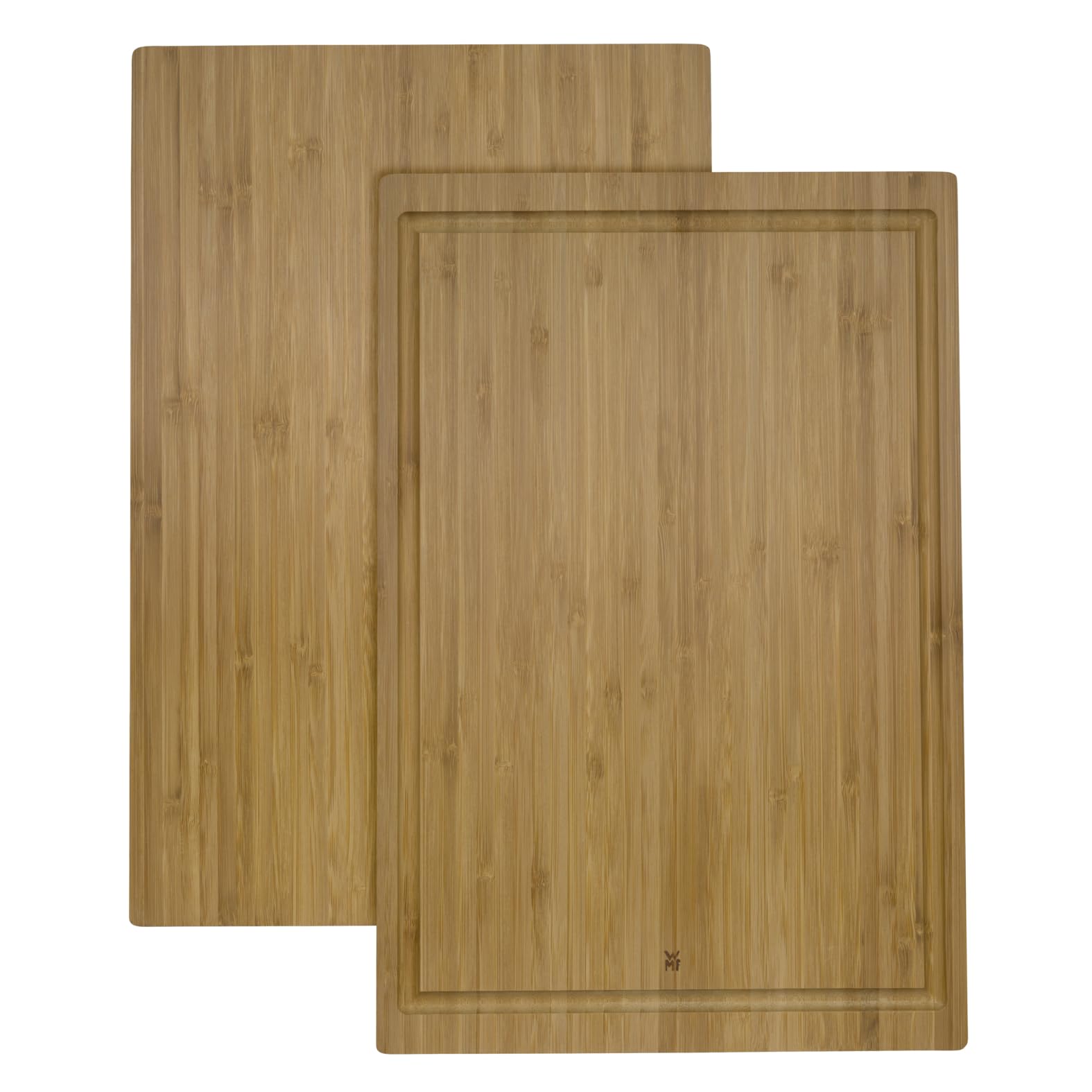 WMF Schneidebrett Bambus natur, 45 x 30 x 1,9 cm, Schneidebrett Holz, Bambus Brett, Holzbrett groß - Tranchierbrett mit Saftrille - Küchenbrett klingenschonend 6