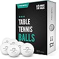 PRO SPIN Ping Pong Balls - White 3-Star Training Table Tennis Balls | High-Performance 40+ ABS Balls | Ultimate Durability fo