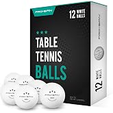 PRO-SPIN Ping Pong Balls - 3-Star Premium White Table Tennis Balls | High-Performance 40+ ABS Professional Quality