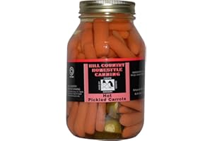 BLUEBONNET CREEK FARMS Texas Hill Country Hot Dill Carrots 32oz