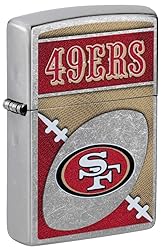 Zippo NFL San Francisco 49ers Street Chrome Pocket