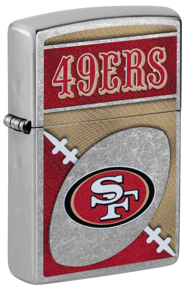 Zippo NFL San Francisco 49ers Street Chrome Pocket