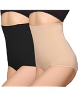 Culotte Gainante Sculptante Femme Invisible Sans Couture Taille Haute Contrôle Du Ventre Push Up Monte Fesse Silhouette Elégante Gaine Amincissante Panty Minceur Shapewear Lingerie Sculptante