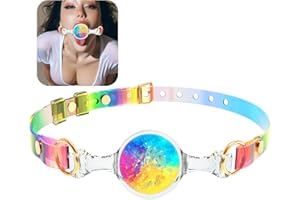 Adult Sex Toys Ball Gag - Silicone Breathable Sex Gag with Adjustable Strap, Bondage Restraints BDSM Sex Toys for Women Men C