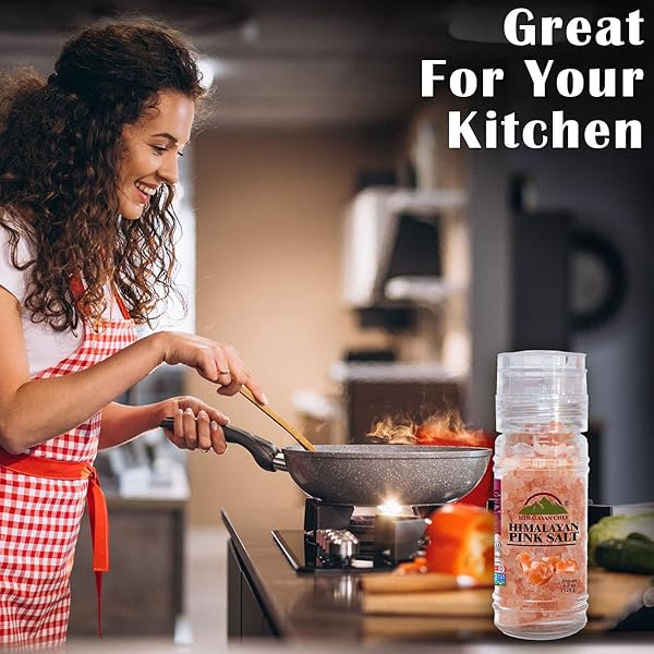 HIMALAYAN CHEF PINK SALT COARSE REFILLABLE GRINDER, 4.2 OUNCE (PACK OF 1)