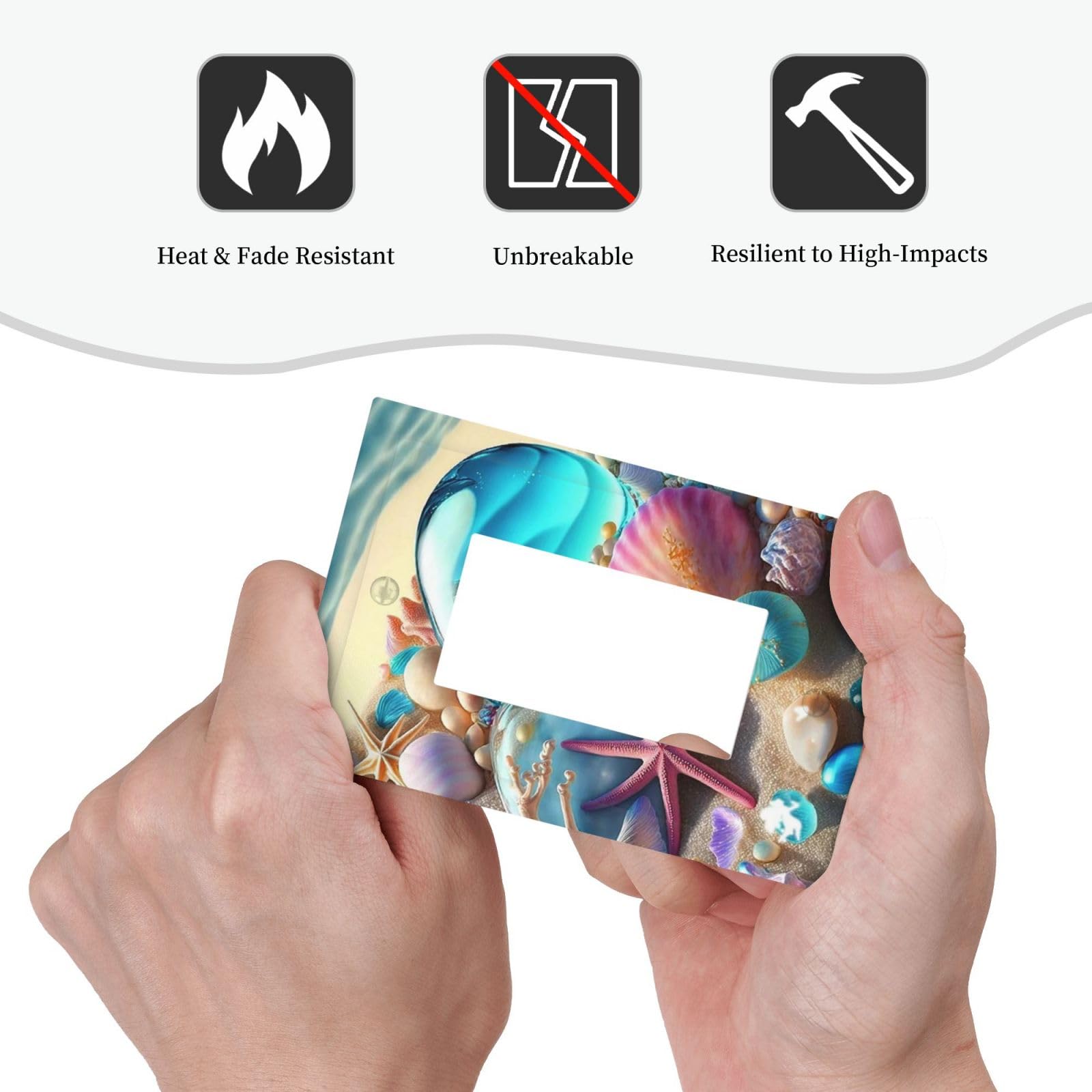 Beach Starfish Seashell Nautical Custom 1 Gang