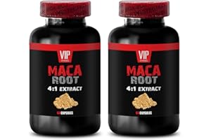 VIP VITAMINS libido Booster for Men Natural - MACA Extract 1600MG - maca Black, libido Enhancement Pills, Sexual Drive for Men and Women, maca for Womens libido, maca for Menopause, maca Root - 1B (60 Capsules)