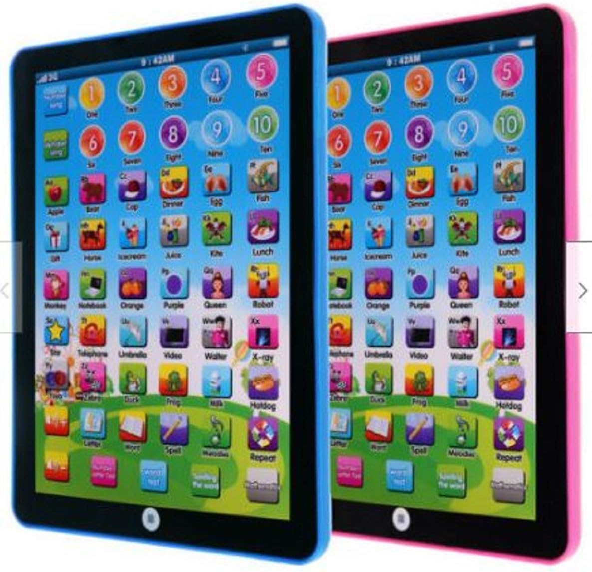 Preciashopping US Tablet Ipad Computer IQ Training Educational Game Learning Study Toys Kid Laptop (Random Color)