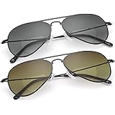 YIMI 2 Pairs Bifocal Reading Sunglasses UV400 Protection Sports Sun Readers Blue Light Blocking Glasses for Men Women