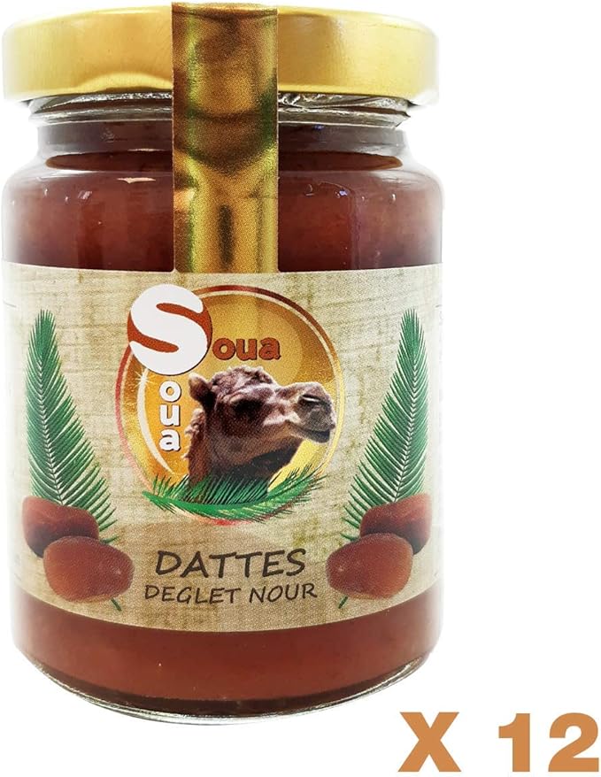 Confiture Datte Morceaux Soua Soua Pack De 12 Pots De 115g Amazon Fr Epicerie
