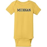 NCAA Officially Licensed College - University Team Color Basic Creeper Bodysuit