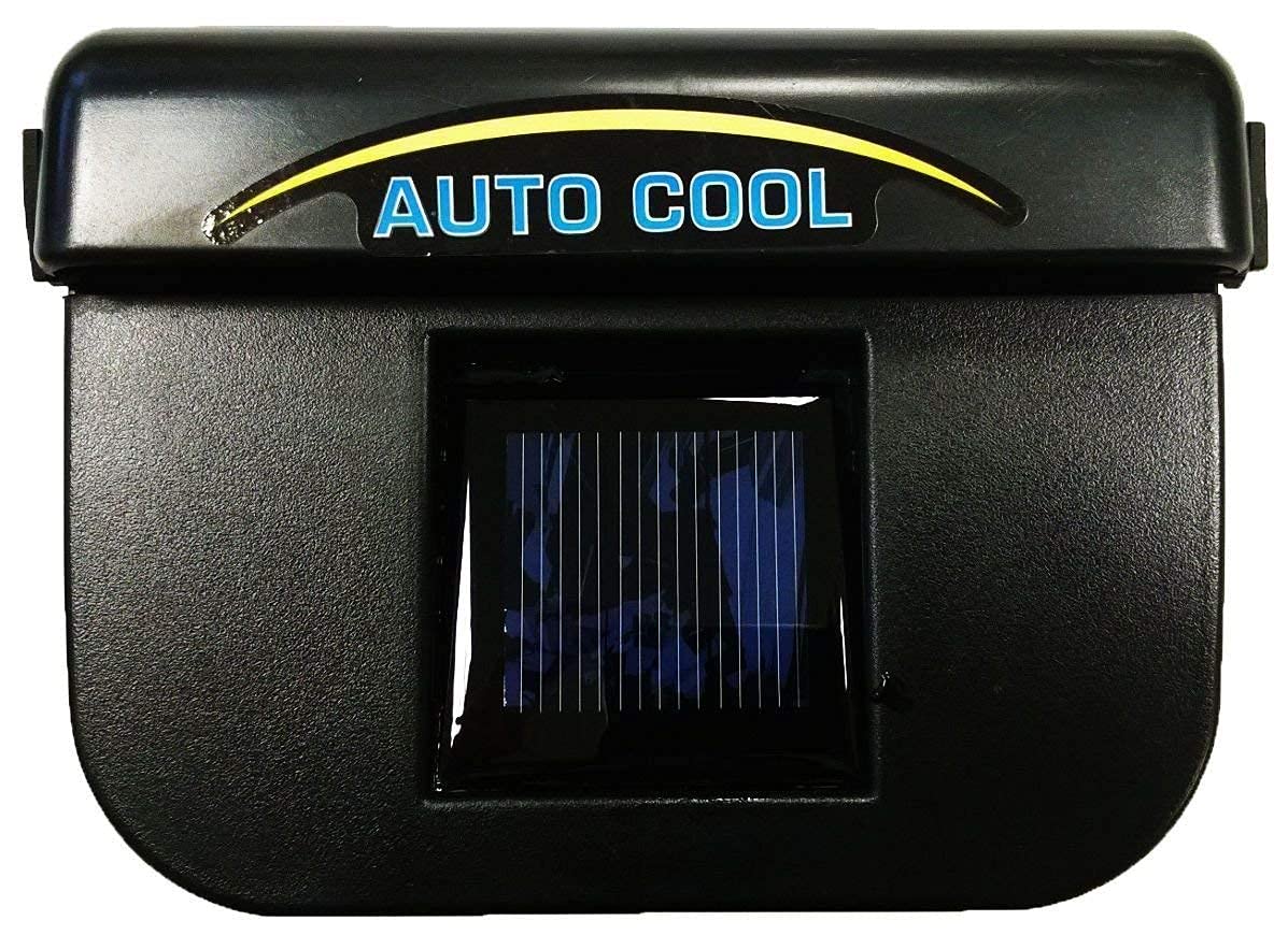 JFUIOTU Solar Powered Car Window Windshield Auto Air Vent Cool Fan