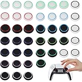 28pcs Thumb Grips Joystick,Controller Accessories,Full Protection,Anti-Slip Anti-Scratch Anti-Fingerprint Protective CoverReplacement Cap Compatible with PlayStation 4 and PlayStation 5 Controller