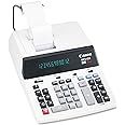 Canon CNMMP21DX Color Printing Calculator, AC Supply Powered, 3.7" x 9" x 12.2", White, 1 Each