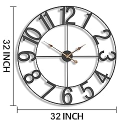 Sorbus Large Wall Clock for Living Room Decor