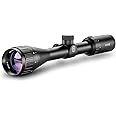 Hawke Hunting Precision H2 Optics Fast Focus Mil Dot Reticle Vantage 4-12x40 AO Riflescope with Match 1 Inch Ring Weaver Rail Mounts, 14141 + 22113