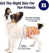 Pet Soft Washable Dog Nappies Female 3 Pack XS 6-10 in Pet Diapers view 5