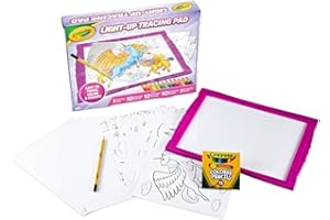 Crayola Bloc de traçage lumineux rose