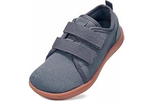 ZVC Wide Toe Box Kids/Toddler Barefoot Shoes Zero Drop Sole Sneakers Minimalist Footwear Little/Big Kids