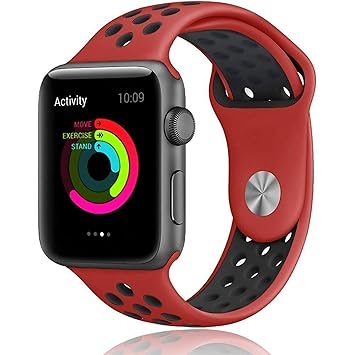 red apple watch series 4