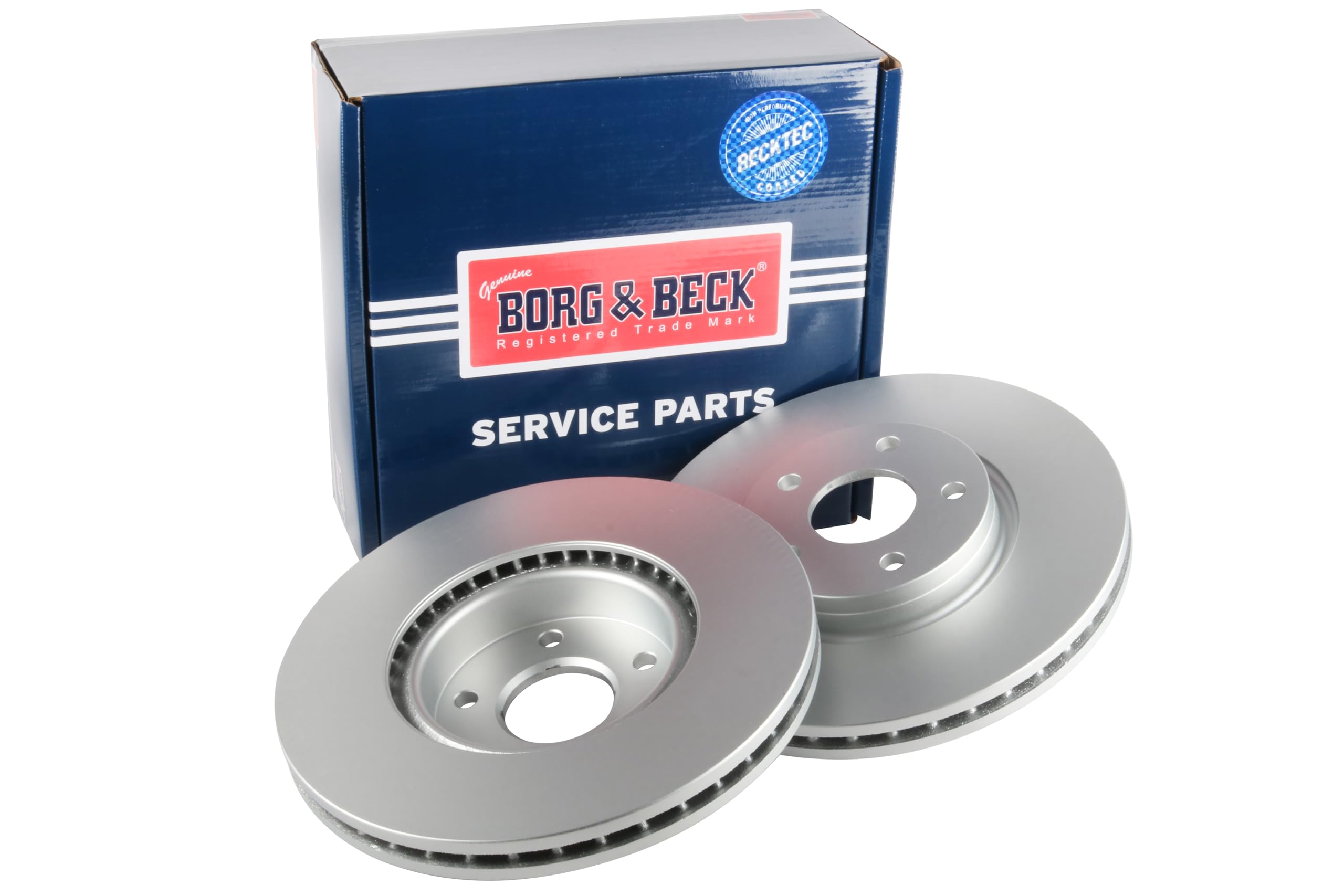 Borg & Beck BRAKE DISC PAIR Ford Mondeo Galaxy S-Max 07-