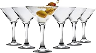 Martini-Gläser - 175 ml - 6 Stück im Geschenkkarton