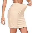 Vlazom Women's Half Slip for Under Dress Short Petticoat Above Knee Under Slips for Women Under Dresses Size S-XXL