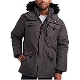 CANADA WEATHER GEAR Mens Winter Parka Jacket - Heavyweight Water & Wind Resistant Insulated Ski Jacket Puffer Coat Outerwear