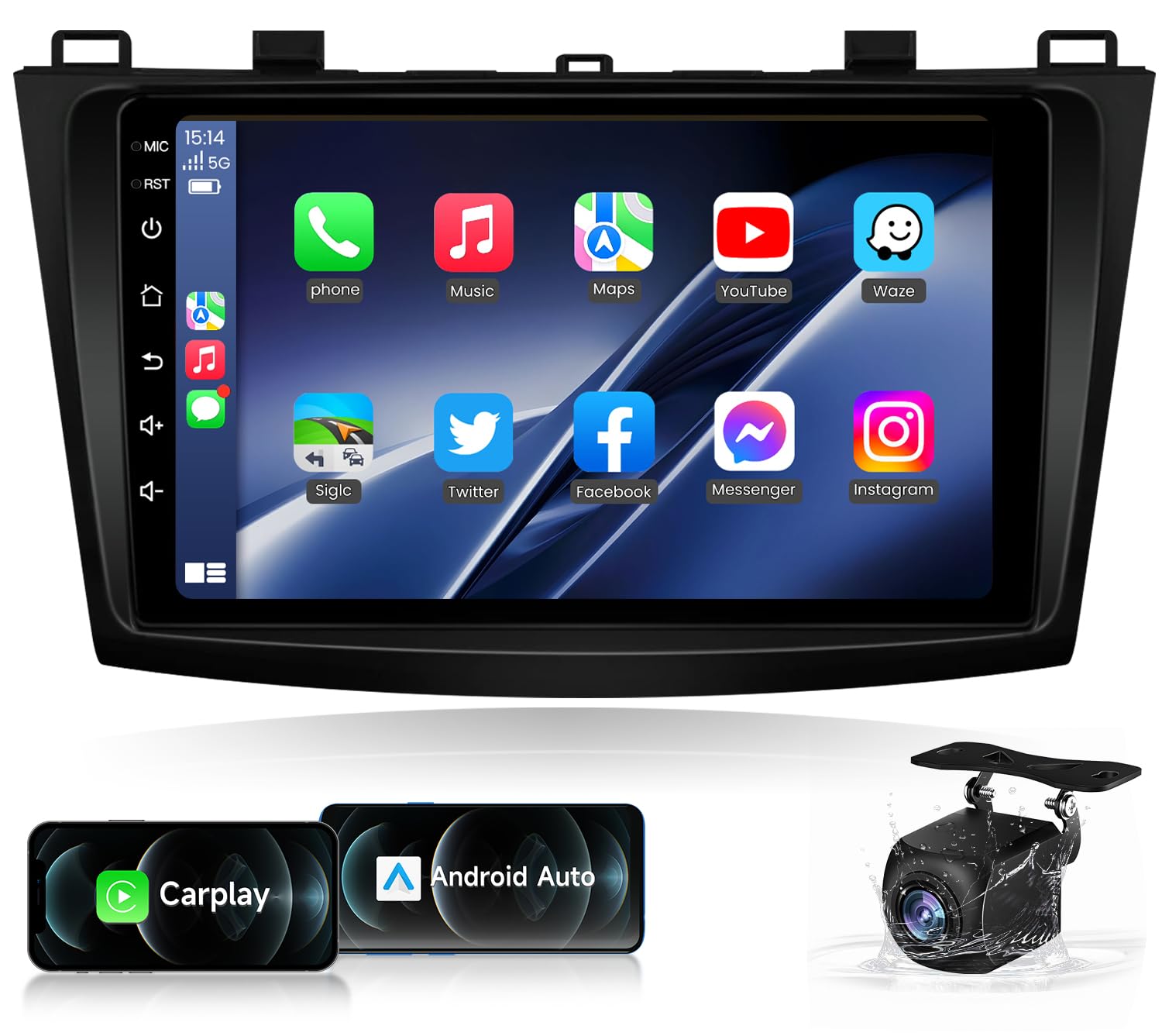 Car Stereo Radio for Mazda 3 2010 2011 2012 2013-9