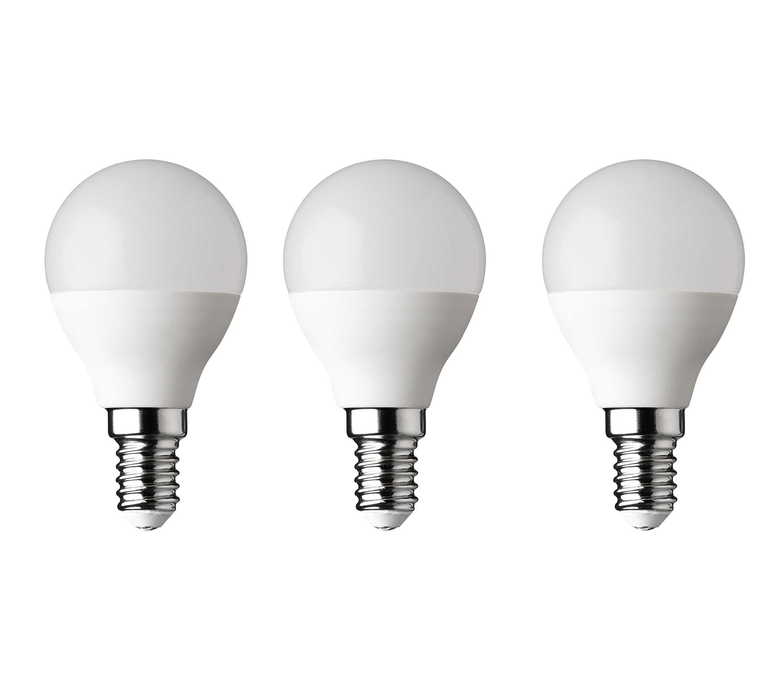 Wofi Plastic 5.5 W E14 Light Bulb, Frosted Glass, 4.5 x 4.5 x 80 cm 3 Units