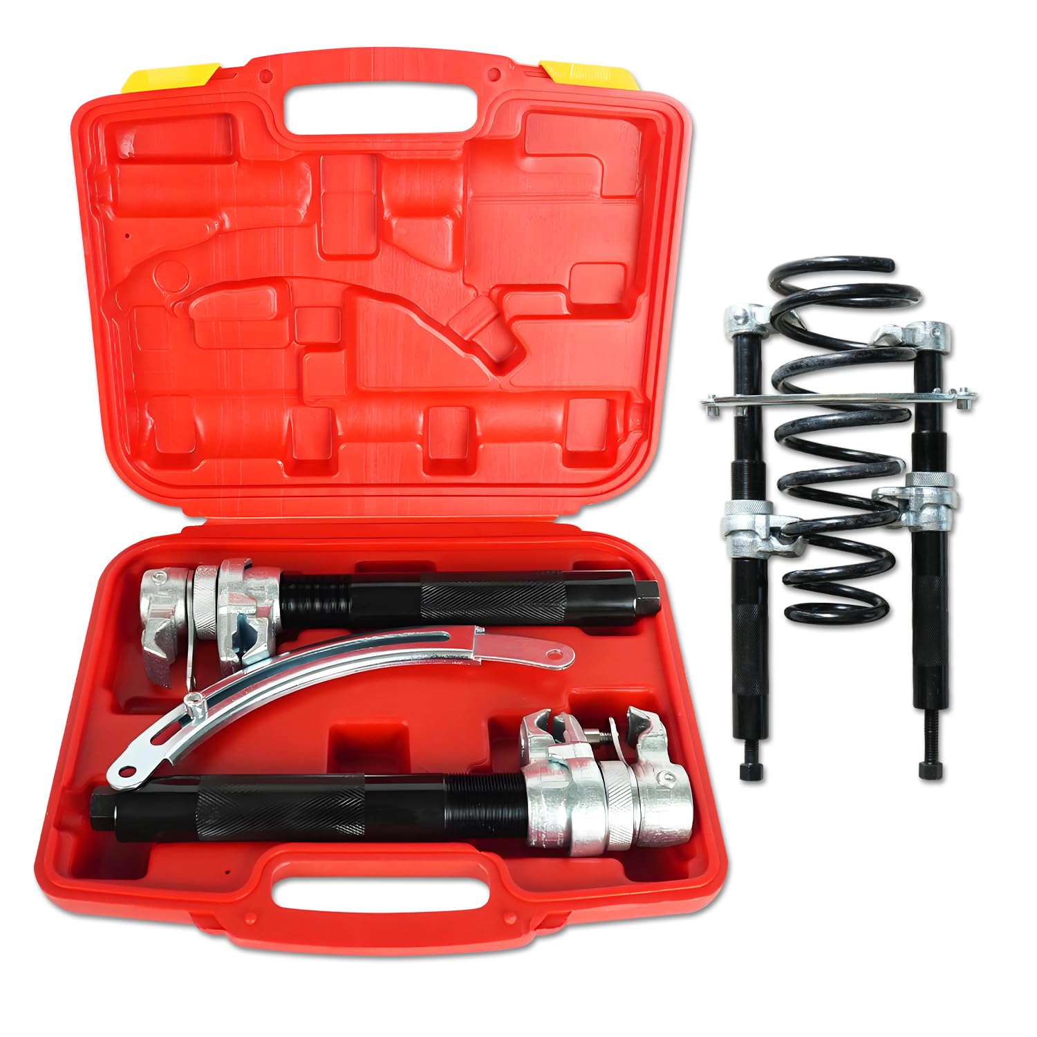 Photo 1 of Csttler 2-Piece of Spring Compressor Tool?The Coil Spring Compressor Tool for Car Truck,Heavy Duty Macpherson Strut Spring Compression Set