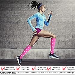 CHARMKING Compression Socks for Women & Men