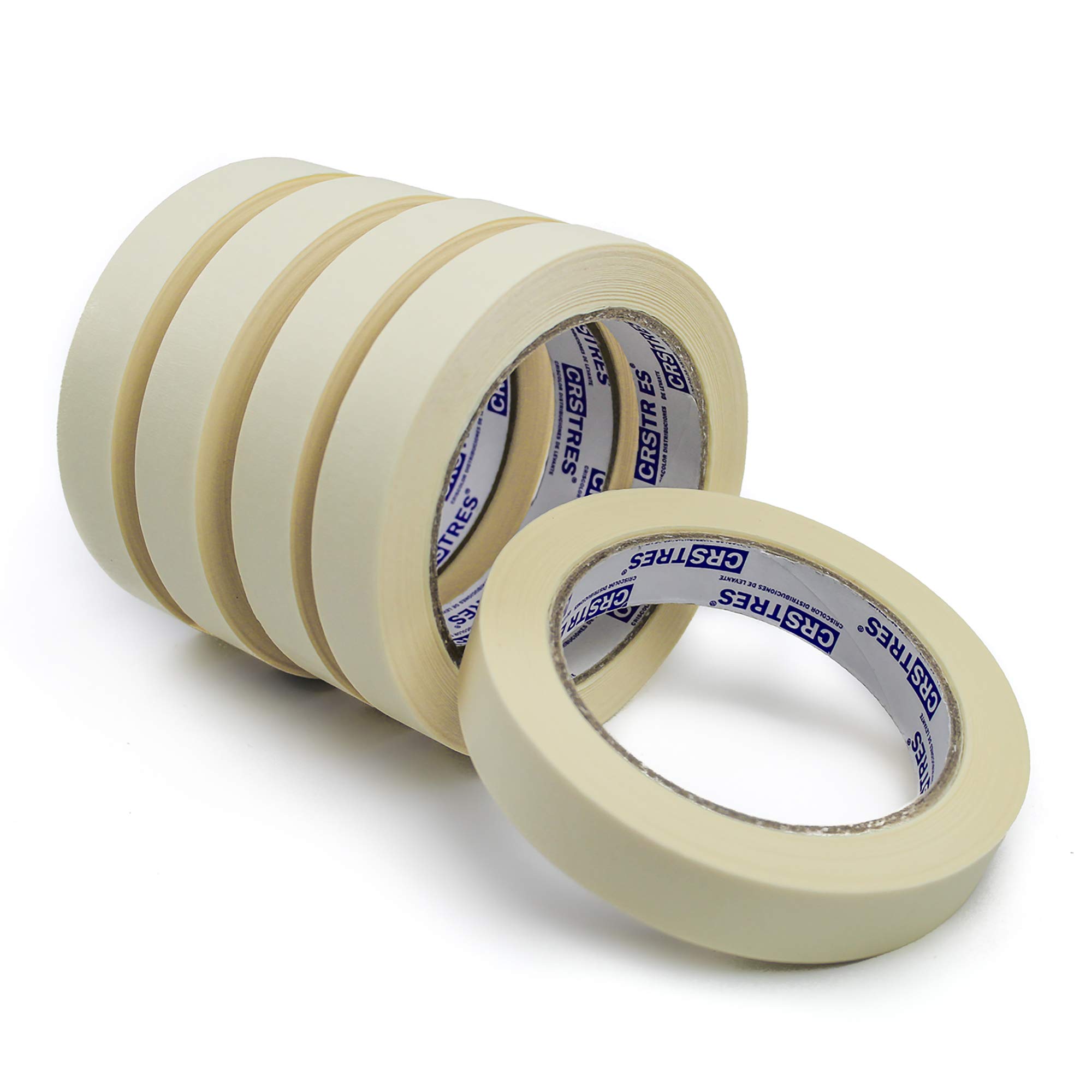 Masking Tape – Pack of Painter Tape – Leaves No Waste, Excellent Adhesion. (Tape 18 x 40 m – Pack of 5)