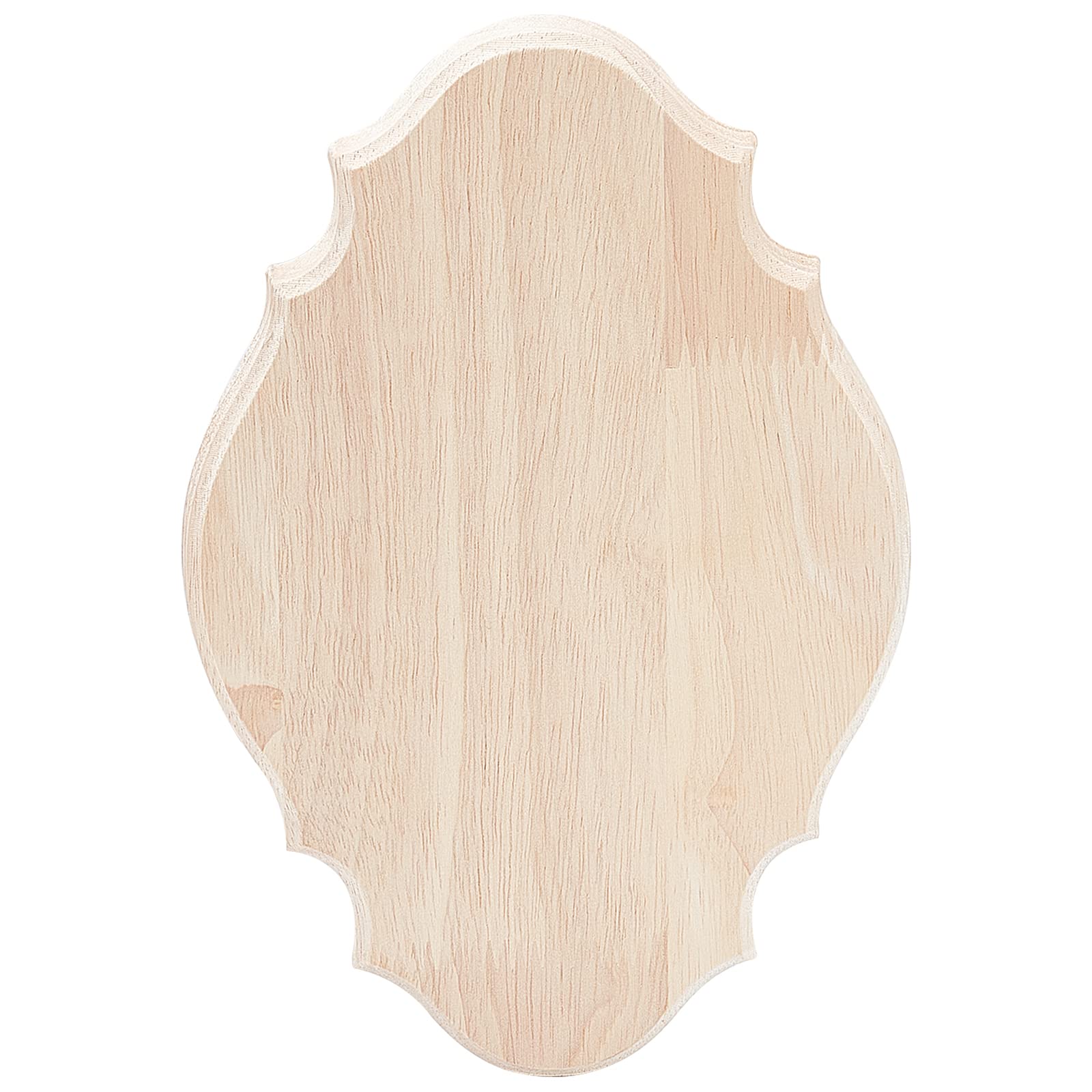 PH PandaHall Wood Shield Plaque, 2.2x1.5x1.8cm Wooden Plaque Blank Trophy Plaque Natural Wood Signboards Unpainted Signs for Home Door Wall Wedding Decoration DIY Projects Slab Pallets