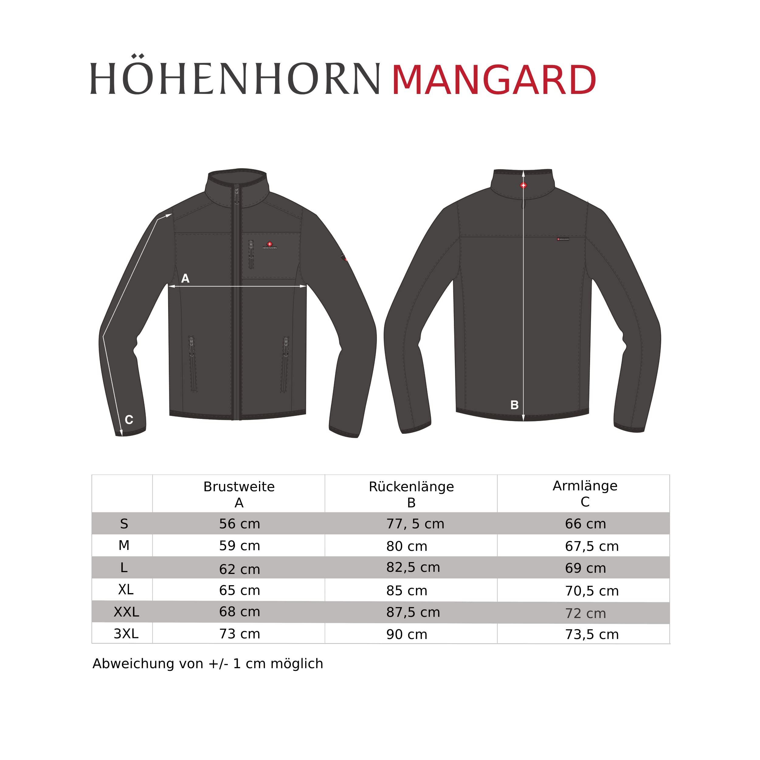 Höhenhorn Mangard Herren Winter Jacke Dunkelblau Gr. L 7