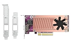 QNAP QM2-2P10G1TB 2 x PCIe Gen3 NVMe SSD & 1 x