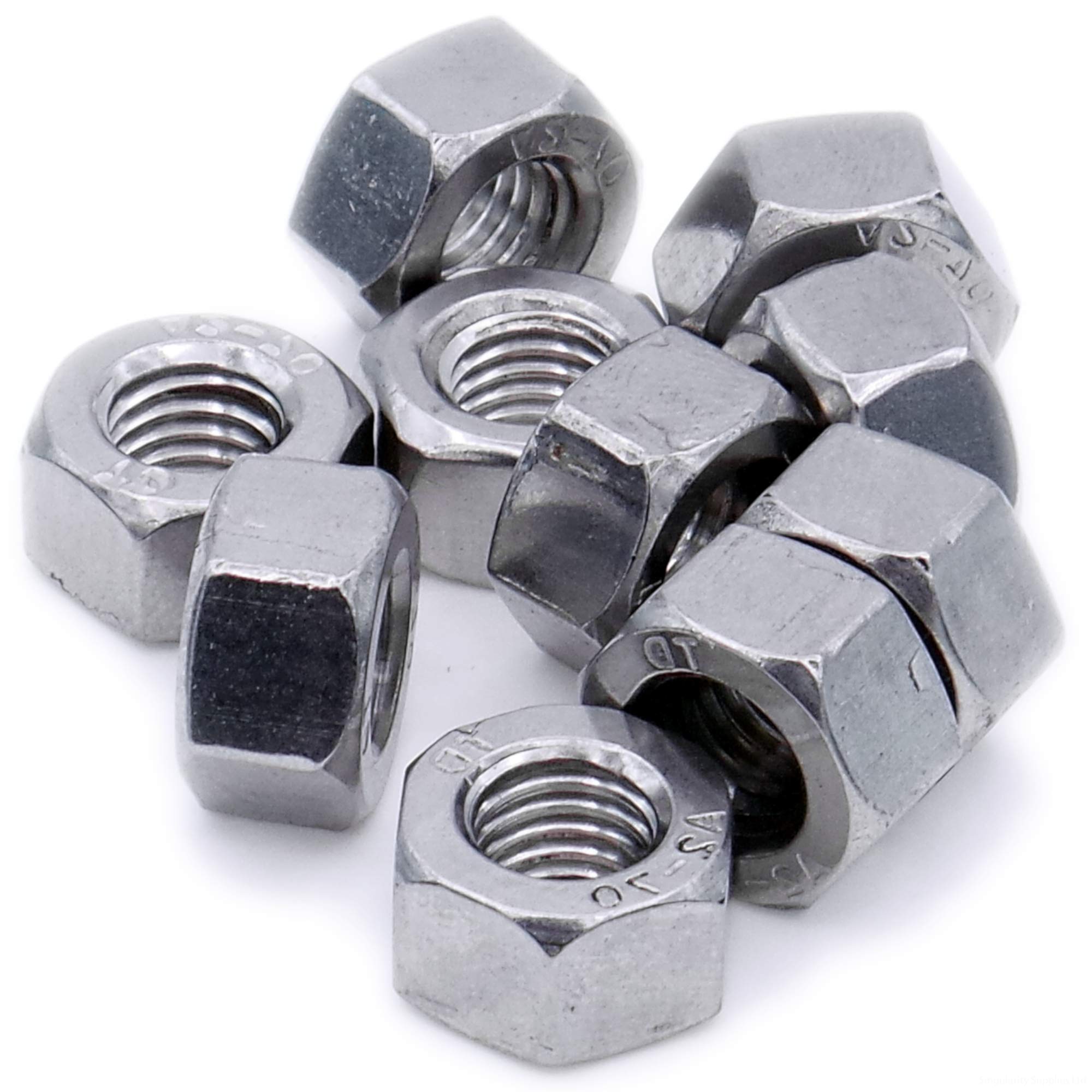 M8 (8mm) Hex Nut (Heavy) - Stainless Steel (A2) (Pack of 20)