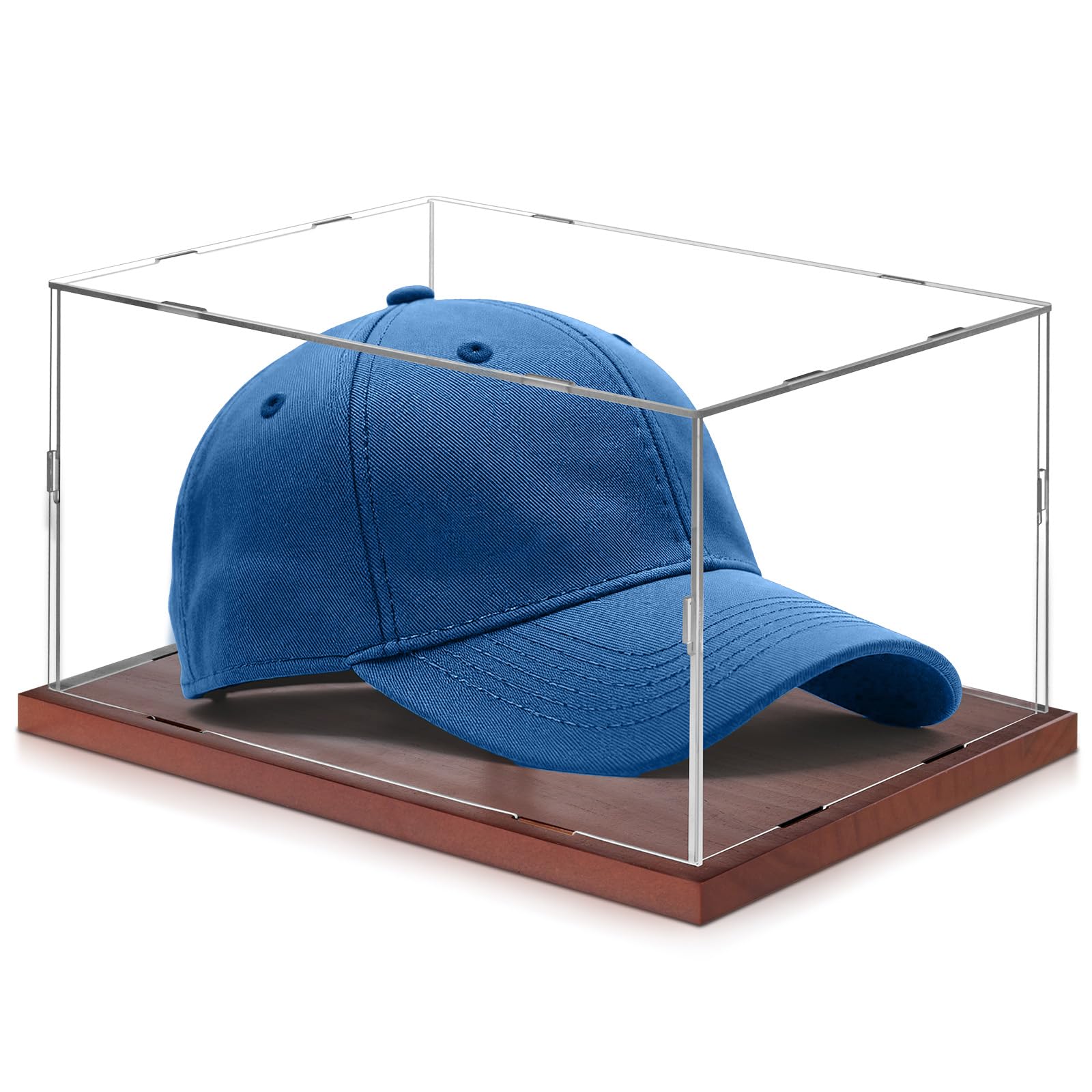 Fitense Hat Display Case, Acrylic Baseball Cap Display Box, UV Fade ...