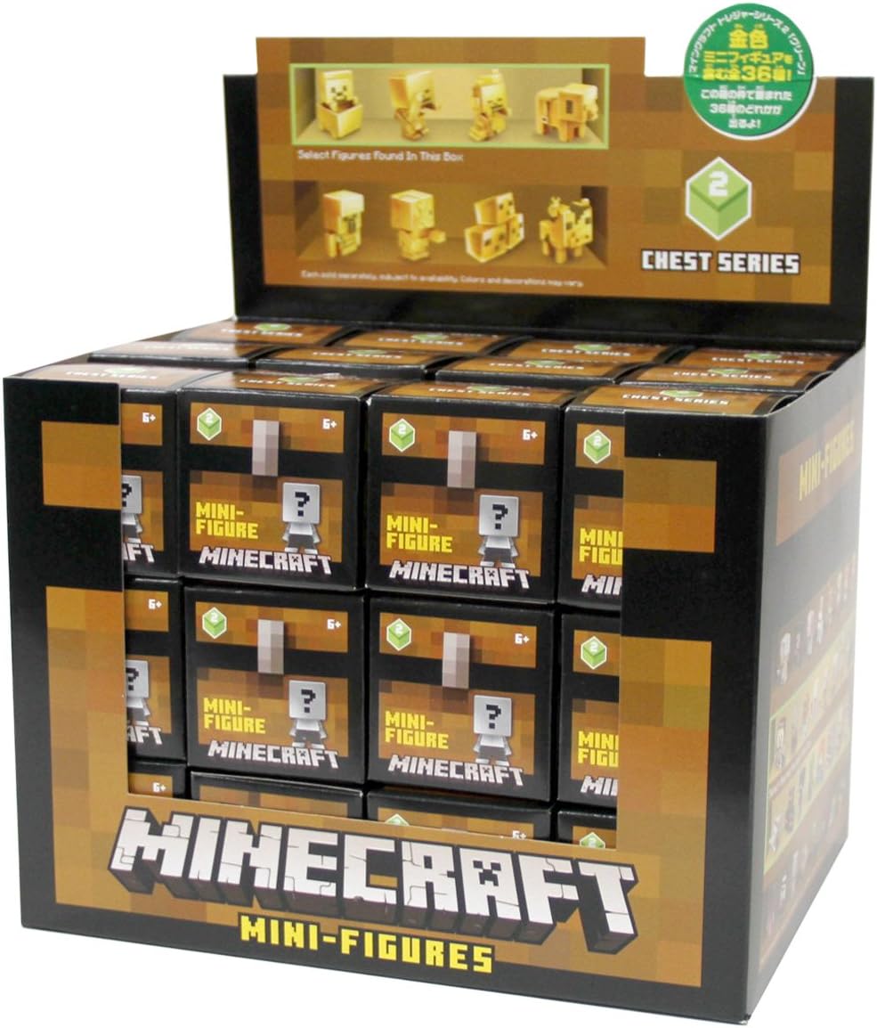 minecraft mini figures box of 36